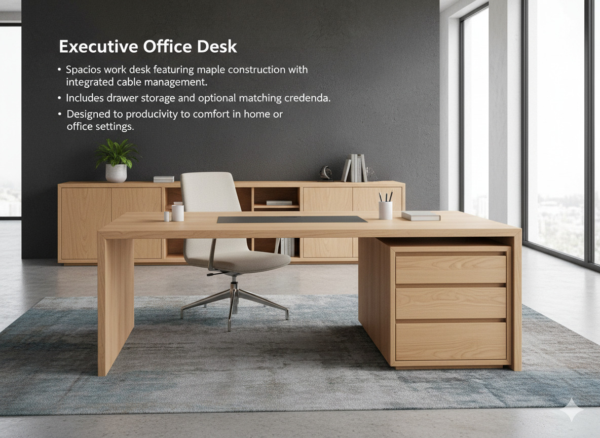 Custom office desk